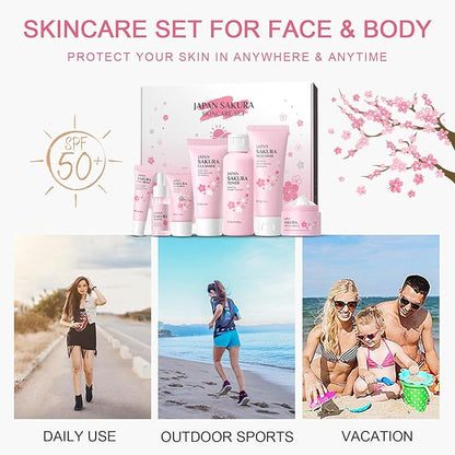 Skin Care Set JAPAN-SAKURA Women Beauty