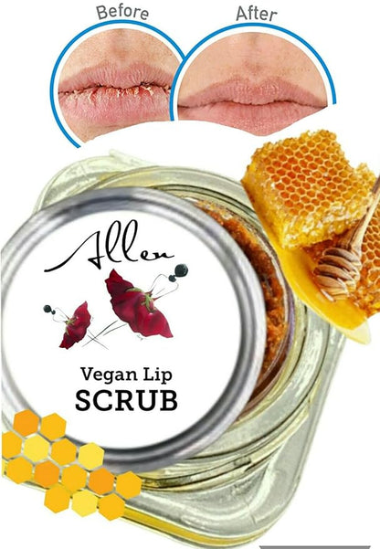 Lip Scrub for Dry Chapped Lip Formula