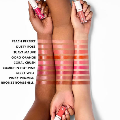 e.l.f. Camo Liquid Blush, Long-lasting Liquid Blush For Berry Well