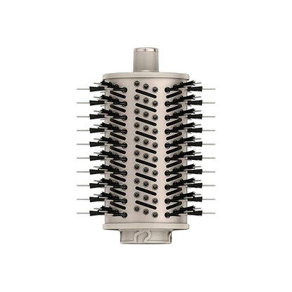 Shark FlexStyle Round Hot Air Brush Attachment for Blow Dryers, Hair Styling Tool for Straight, Wavy, Curly, and Coily Hair, Stone