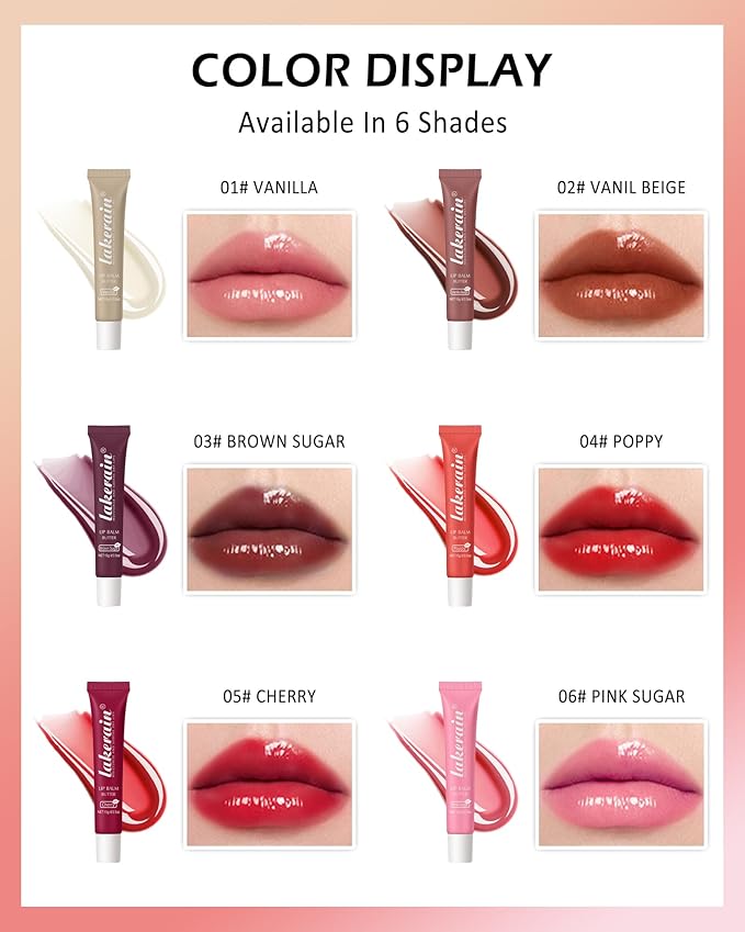 Lip Butter Balm Pink Sugar,Hydrating Tinted Butter Lip