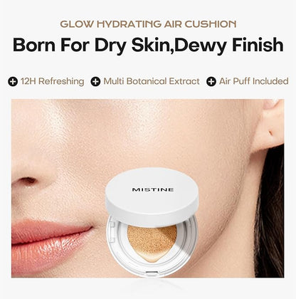 Mistine Tavel Size Air Cushion Foundation Glow Hydrating Natural Beige