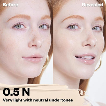 Kosas Revealer Concealer - Medium Coverage Makeup with 0.5 N)