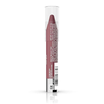 Neutrogena MoistureSmooth Color Stick for Lips, Moisturizing and Conditioning Lipstick with a Balm-Like Formula, Nourishing Shea Butter and Fruit Extracts, 120 Berry Brown, 011 oz Pack of 1
