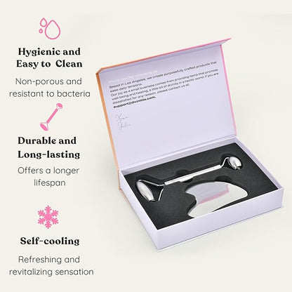 Stainless Steel Face Roller - Premium