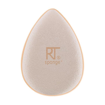 Real Techniques Miracle Cleansing Sponge, Skincare Facial Cleansing Tool with Probiotics, Exfoliate & Deep Cleans Pores, Dual Sided, Gentle on Skin, Cruelty Free, 1 Count
