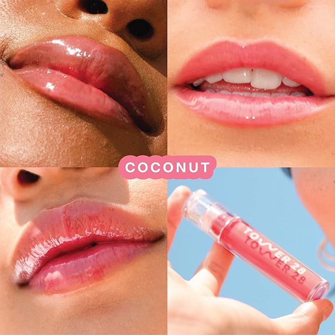 Tower 28 ShineOn Milky Lip Jelly, COCONUT, Non-Sticky