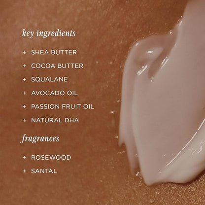 '+ Lux Unfiltered N°32 ORIGINAL Gradual Self Tanning Cream in Rosewood, Hydrating Self Tanning Lotion, Gluten Free, Vegan + Cruelty Free Self Tanner, Luxurious Sunless Tanner Loaded with Antioxidants