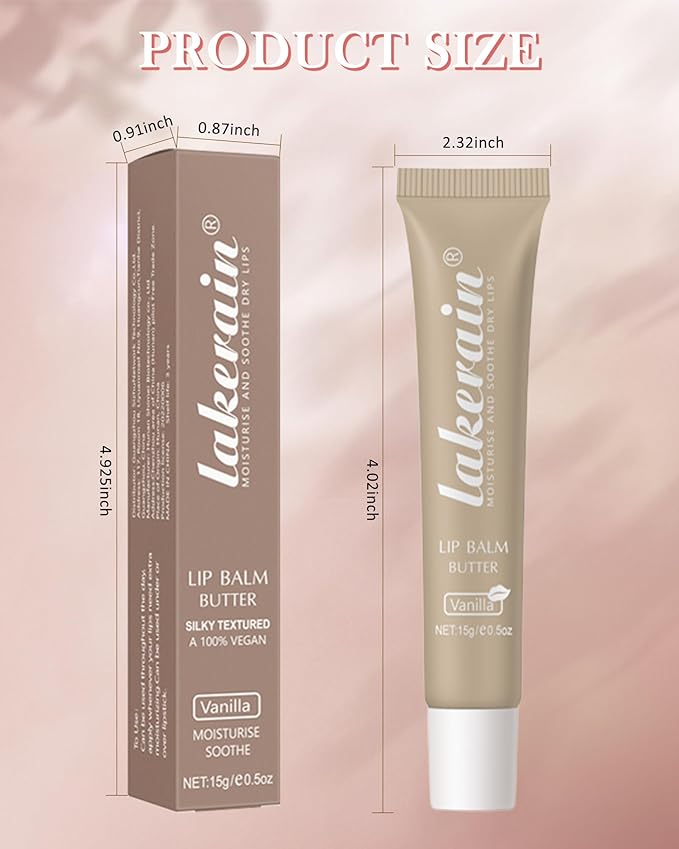 Lip Butter Balm Pink Sugar,Hydrating Tinted Butter Lip