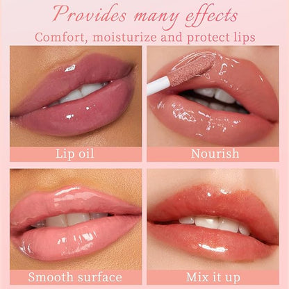 Korean Lip Oil - Fruity Flavor Lip Glow Glow