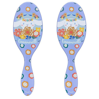 Wet Brush Hello Kitty and Friends Original Detangler Hair Brush, Cinnamaroll, Ultra-Soft IntelliFlex Bristles, Easy Detangling For All Hair Types (Wet Dry & Damaged), Women & Men (Pack of 2)