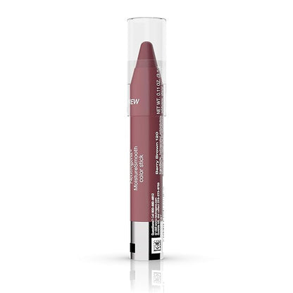 Neutrogena MoistureSmooth Color Stick for Lips, Moisturizing and Conditioning Lipstick with a Balm-Like Formula, Nourishing Shea Butter and Fruit Extracts, 120 Berry Brown, 011 oz Pack of 1