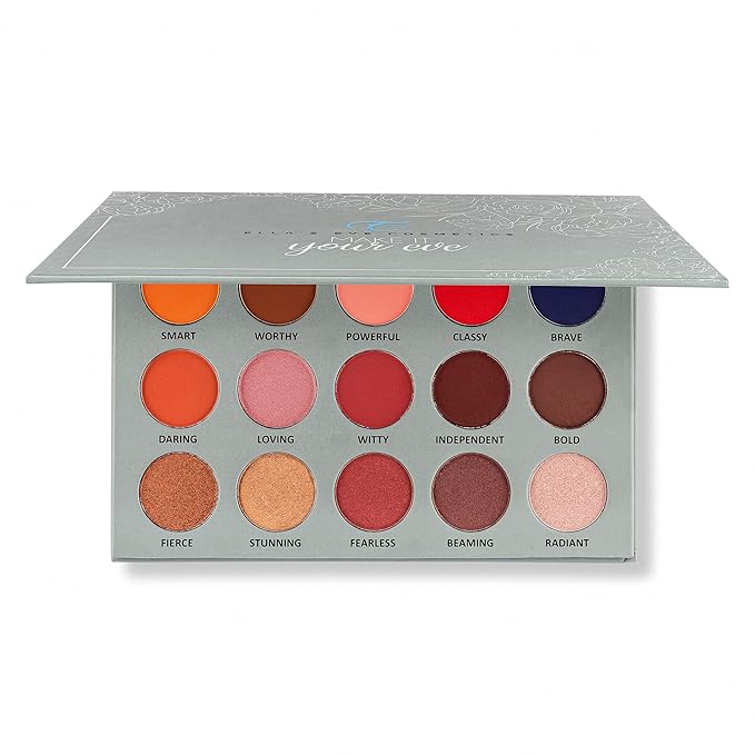 | 15 color pigmented blendable eyeshadow palette