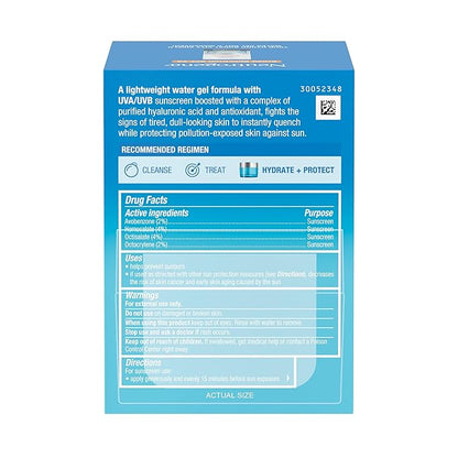 Neutrogena Hydro Boost Face Moisturizer with SPF 25, Hydrating Facial Sunscreen, Oil-Free and Non-Comedogenic Water Gel Face Lotion 1.7 oz