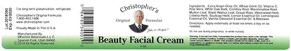 Christopher's Formulas Beauty Facial Cream, 2 Ounce