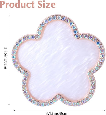 Resin Nail Art Palette Gold Edge Nail Holder