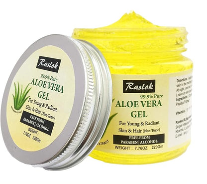 Aloe Vera Gel Pure Natural Organic Aloe Gel For Moisturizing Face Skin & Hair Care (Papaya, 7.76 oz.)