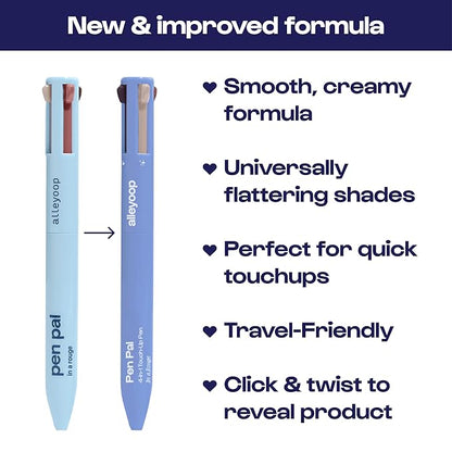 Alleyoop Pen Pal 4-in-1 Makeup Pen - Comes