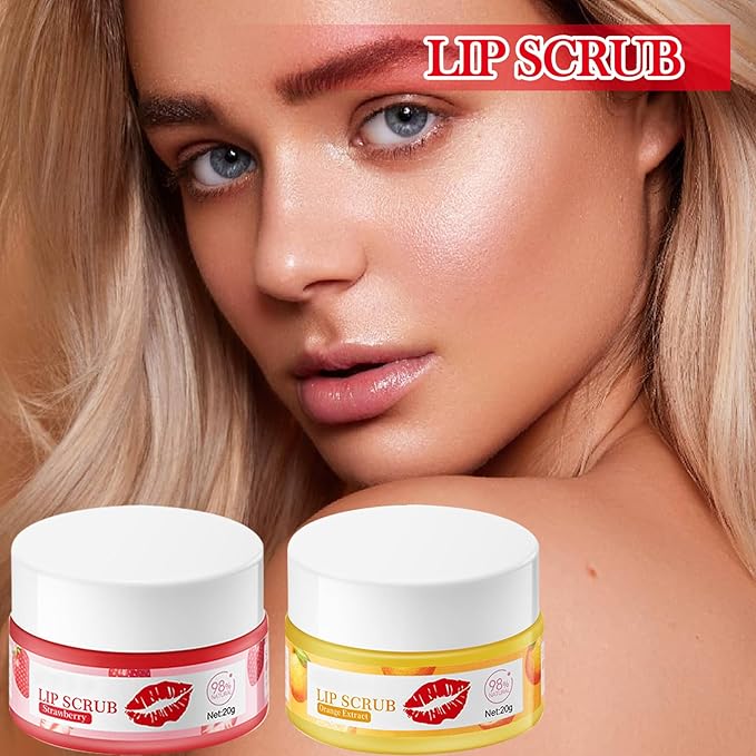 2PCS Strawberry & Orange Conditioning Lip