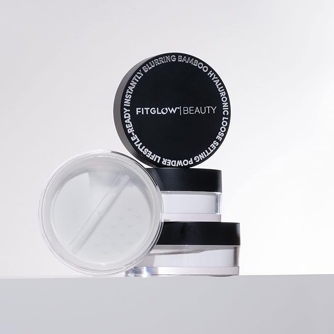 Fitglow Beauty - Translucent Bamboo Hyaluronic Loose Setting 9 g) 0.3 oz