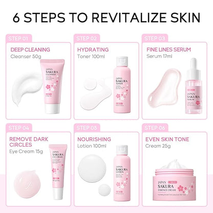 Skin Care Set JAPAN SAKURA Women