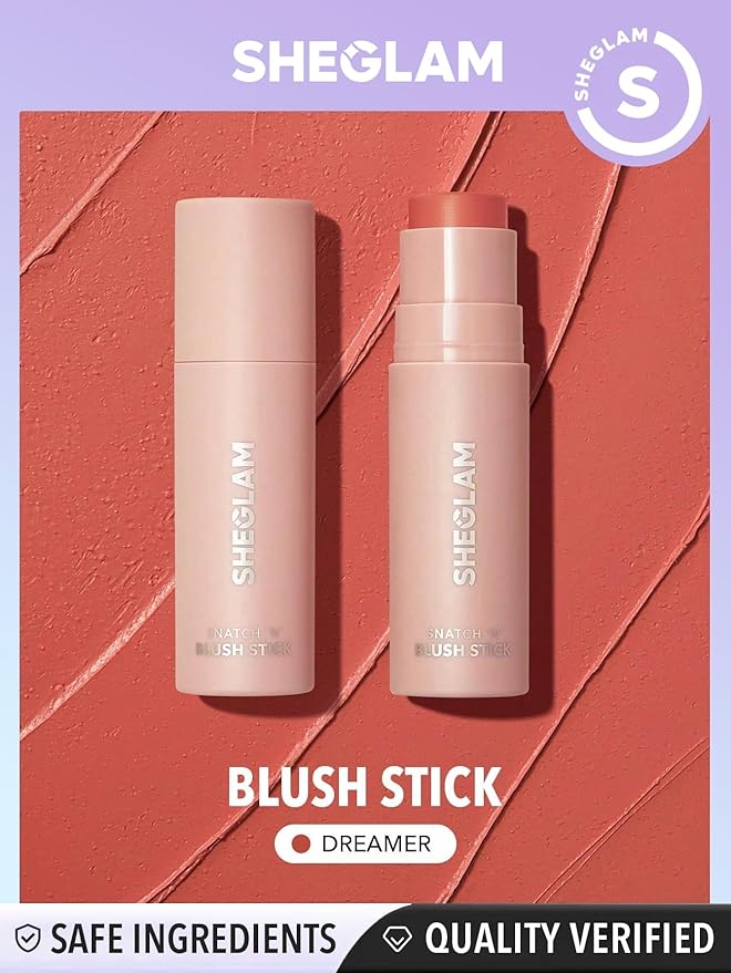 SHEGLAM Snatch N Cream Blush Stick Longlasting High - Dreamer