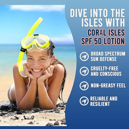 Rocky Mountain Sunscreen | SPF 50 Lotion for Kids Broad Spectrum UVA/UVB Protection | Hawaii 104 Reef Act Compliant (Oxybenzone & Octinoxate Free) | Water Resistant 80 Min. |Quart With Pump (32 Fl Oz)