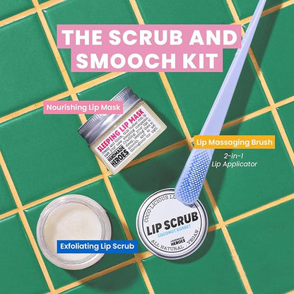 100% Natural Lip Scrub, Vegan Conditioning