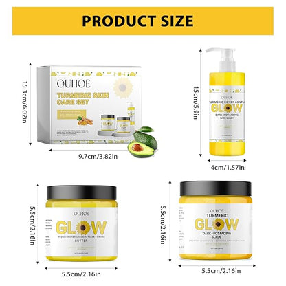 Glow Combo Skincare Set,3 In 1