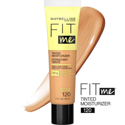 Maybelline Fit Me Tinted Moisturizer, Natural Coverage, Face 1 Count