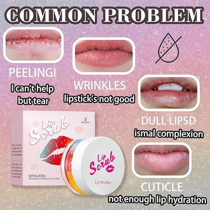 Nourishing Smooth Lip Scrub,Soft Long Lasting