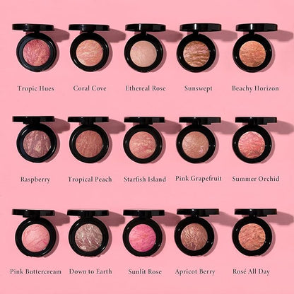 LAURA GELLER NEW YORK Baked Blush-n-Brighten Marbleized Blush Matte Finish