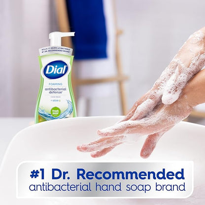 Dial Antibacterial Foaming Hand Wash, Fresh Pear, 7.5 fl oz Pack of 6)
