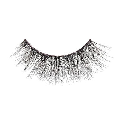 KISS Lash Couture LuXtensions Collection False Eyelashes, Flat Lash Technology, Super Slim Lash Band, Real Lash Extension Fibers, Reusable, Contact Lens Friendly Strip Lashes, Style 'Velvet', 1 Pair