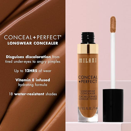 Milani Conceal + Perfect Longwear Concealer - Warm Long-Lasting Wear
