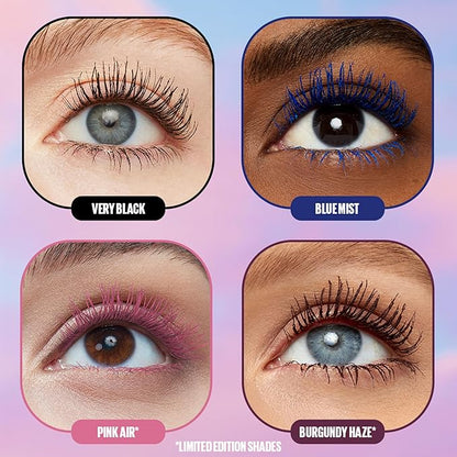 Maybelline Lash Sensational Sky High Washable Mascara, Volumizing, Lengthening, Defining, Curling, Multiplying, Buildable Mascara Make Up Formula, Blue Mist, 1 Count