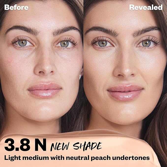 Kosas Revealer Concealer - Medium Coverage Makeup with 3.8 N)