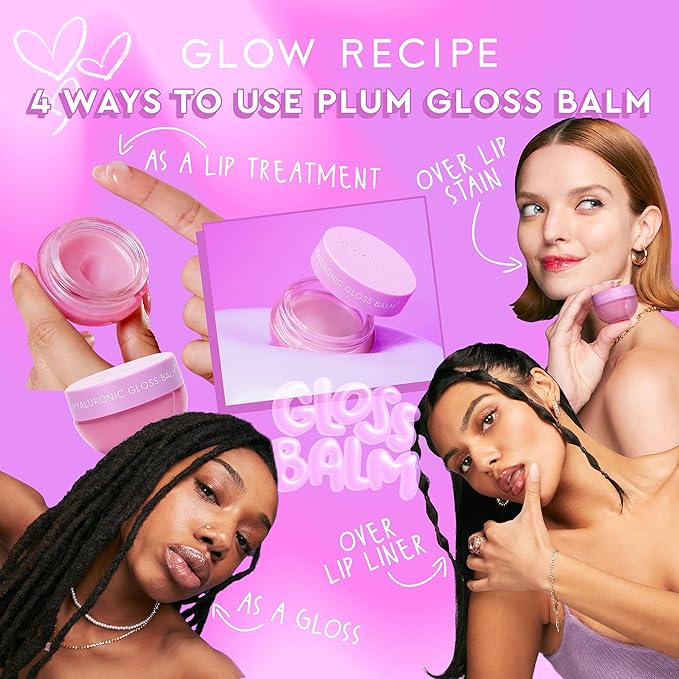 Glow Recipe Plum Plump Hyaluronic Acid Lip Balm Glow
