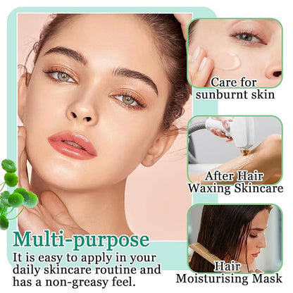 4PCS Aloe Vera Gel Moisturizer for Face,Hydrating Fast Absorbing Face Moisturizer After Sun Care,Moisturizing Long Lasting Non-Sticky Travel Size Aloe Vera Gel for Sunburn Relief