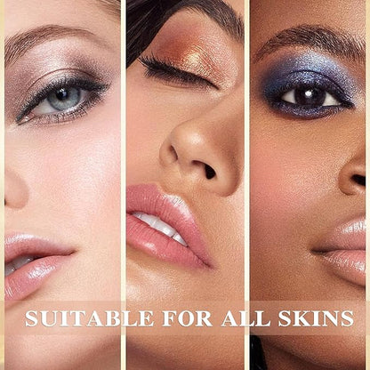 Cream Blush Stick with Brush and Makeup Sponge,Waterproof Multi Cream Makeup Stick,Lightweight,Long-lasting,2 in 1 Multi Blush for Cheeks & Lip Tint & Eyeshadow H