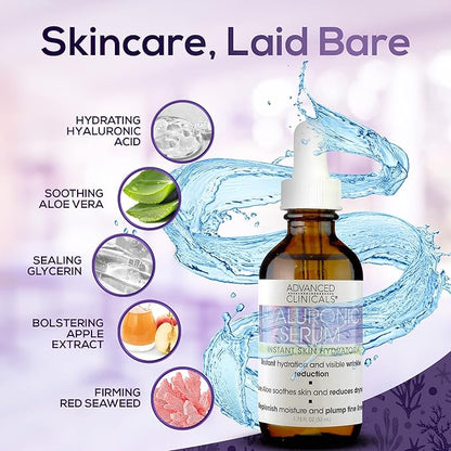 Advanced clinicals hyaluronic acid face
