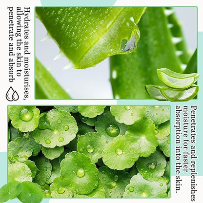 4PCS Aloe Vera Gel Moisturizer for Face,Hydrating Fast Absorbing Face Moisturizer After Sun Care,Moisturizing Long Lasting Non-Sticky Travel Size Aloe Vera Gel for Sunburn Relief