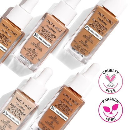 wet n wild Bare Focus Niacinamide Skin Tint | Mahogany