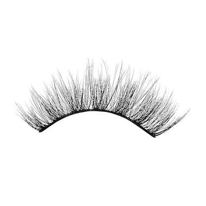 KISS Lash Couture LuXtensions Collection False Eyelashes, Flat Lash Technology, Super Slim Lash Band, Real Lash Extension Fibers, Reusable, Contact Lens Friendly Strip Lashes, Style 'Cashmere', 1 Pair