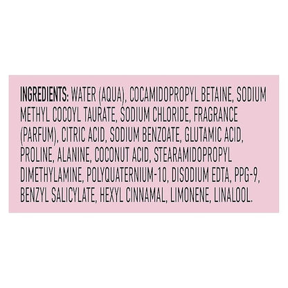Suave Pink Luscious Curls Shampoo for Defining Curly Hair with Amino Acid Complex 16.5 oz