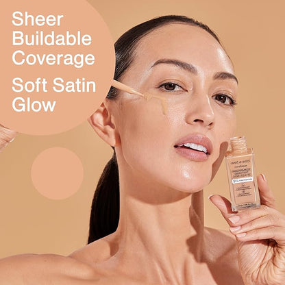 wet n wild Bare Focus Skin Tint,5% Niacinamide Medium Sand