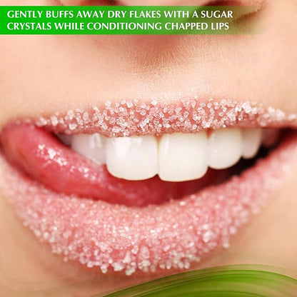 Exfoliating Green Tea Matcha Sugar Lip Polish