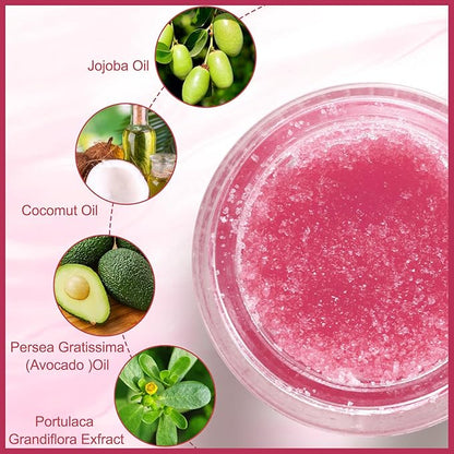Lip Scrub, Lip Scrubs Exfoliator, Sugar