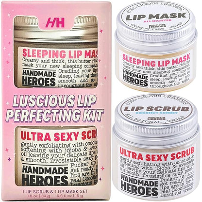 100% Natural Lip Scrub, Vegan Conditioning Gift