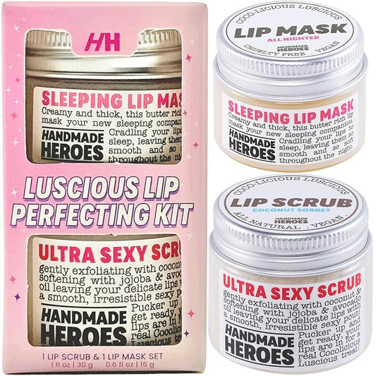 100% Natural Lip Scrub, Vegan Conditioning Gift